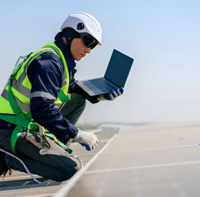 Solar Panel Installer Team